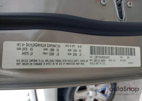 2008 Jeep Compass Sport z USA, uszkodzony, nr VIN 1J8FF47W78D530473